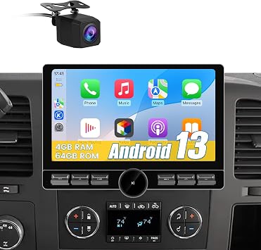 AWESAFE Qualcomm 8 Core 64GB Car Radio Stereo for Chevy Silverado Tahoe Equinox GMC Sierra Yukon 2007-2013 with CarPlayAndroid Auto