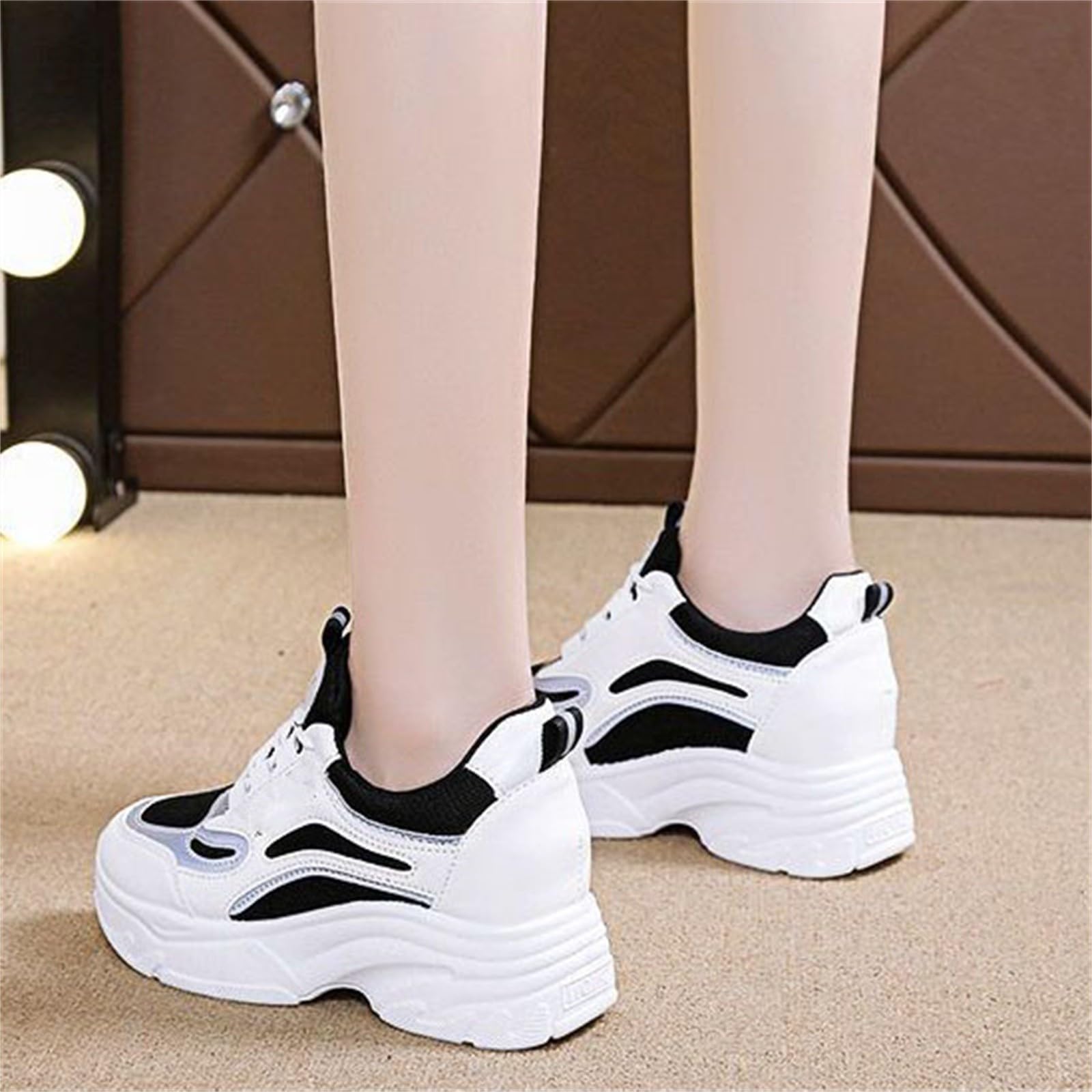 Scarpe da Ginnastica Donna Comode Ortopediche Scarpe da Running Donna | Calzature Atletica in Rete Traspirante per Passeggiata Invernale Tennis Camminata Leggerezza Assoluta Tessuto Sintetico