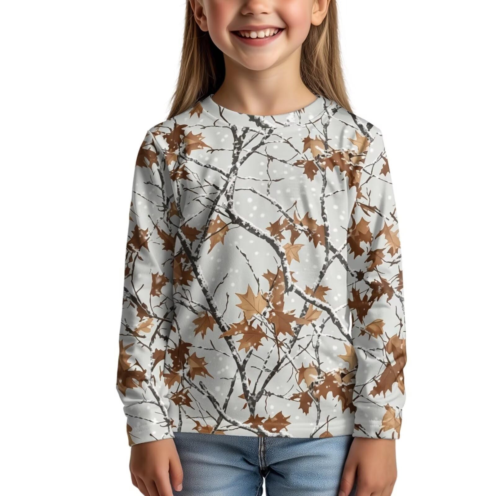 Uourmeti Girls Graphic Tees Long Sleeve T Shirts for Teens
