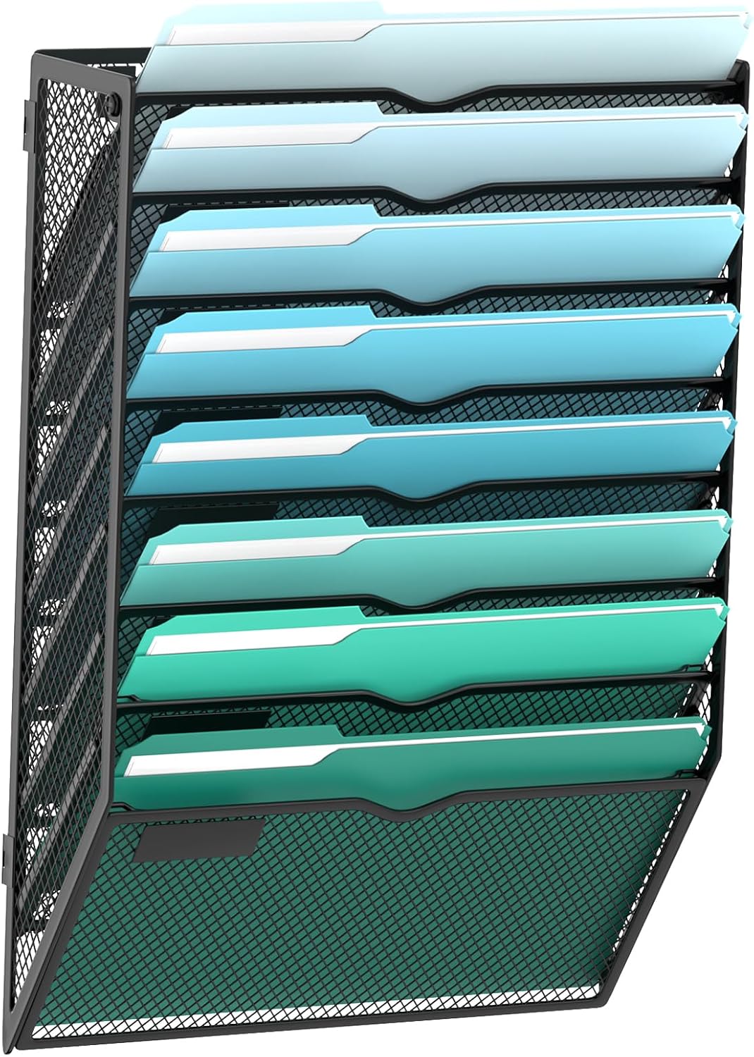 Amazon.com : SUPEASY 8-Tier Wall File Organizer, Hanging Wall Files for ...