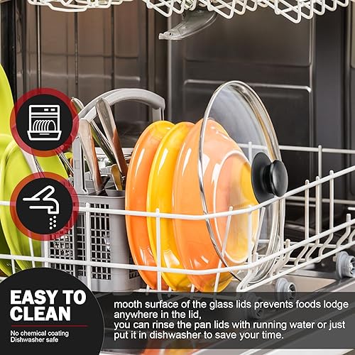 Miniatura 6 de Tapa de olla de cocción lenta de vidrio de 10 38 pulgadas SCRC507 - Reemplazo para W Rival