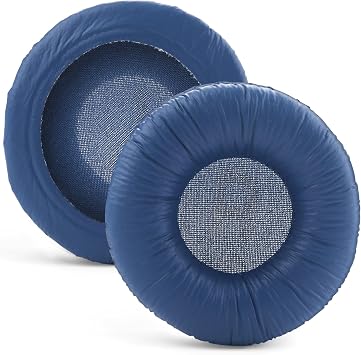 Tune 600 Ear Pads Replacement Ear Cushions Compatible with JBL Tune 600BTNC T500BT T510BT Tune 500 T450BT JR300 JR300BT Headphones High-Density Memory Foam Earpads Earmuffs Ear Cups Cover Blue