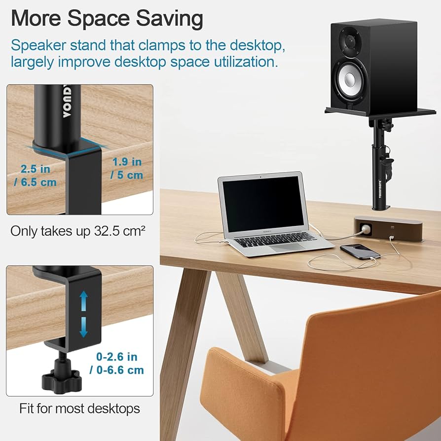 Amazon | Vondynote スタジオモニタースタンド デスククランプ