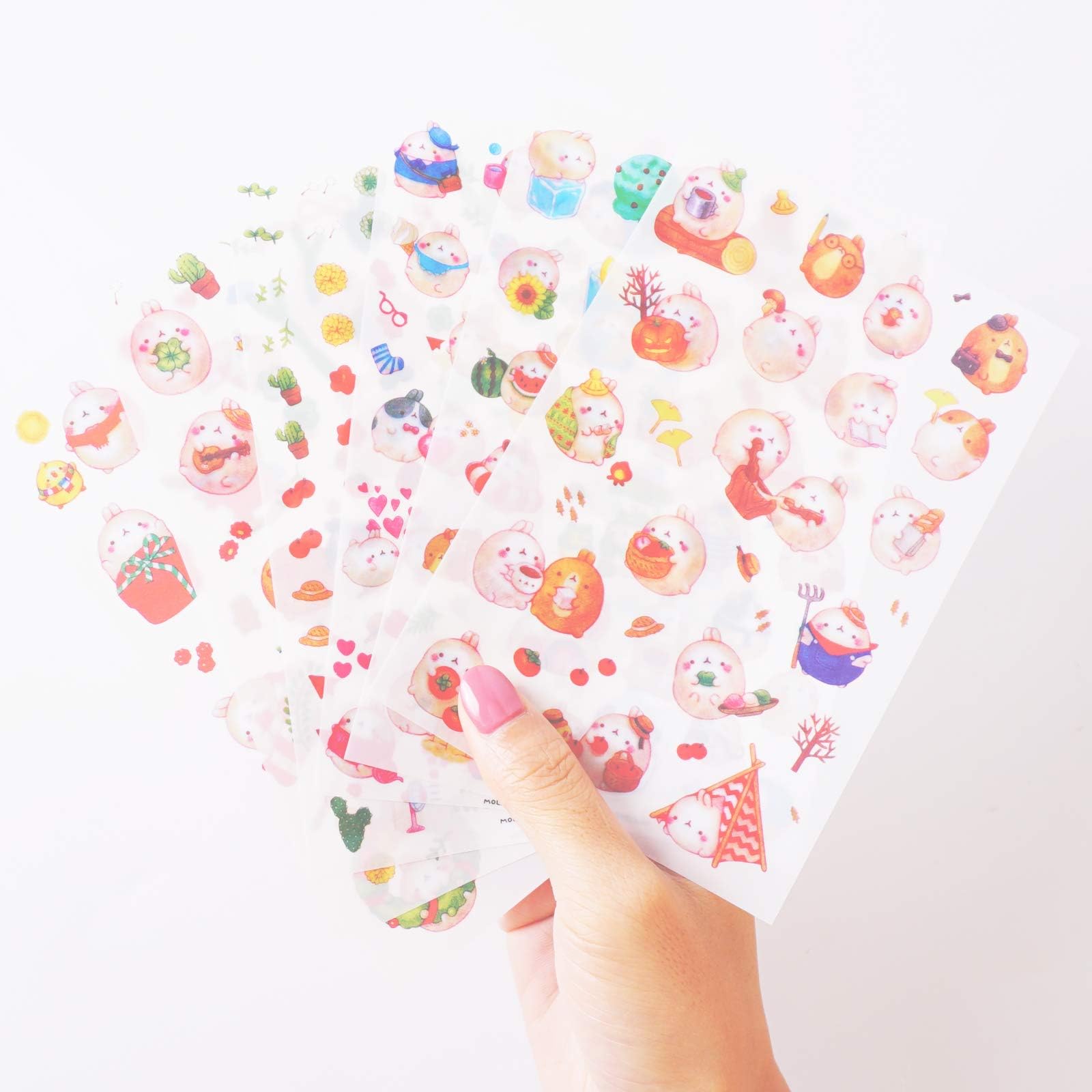 Haiker Cute Charactor Sticker Diary Scrap Book Scrapbooking Decor Decoration 6 Sheets Lot Korean Stationery, Version 4th