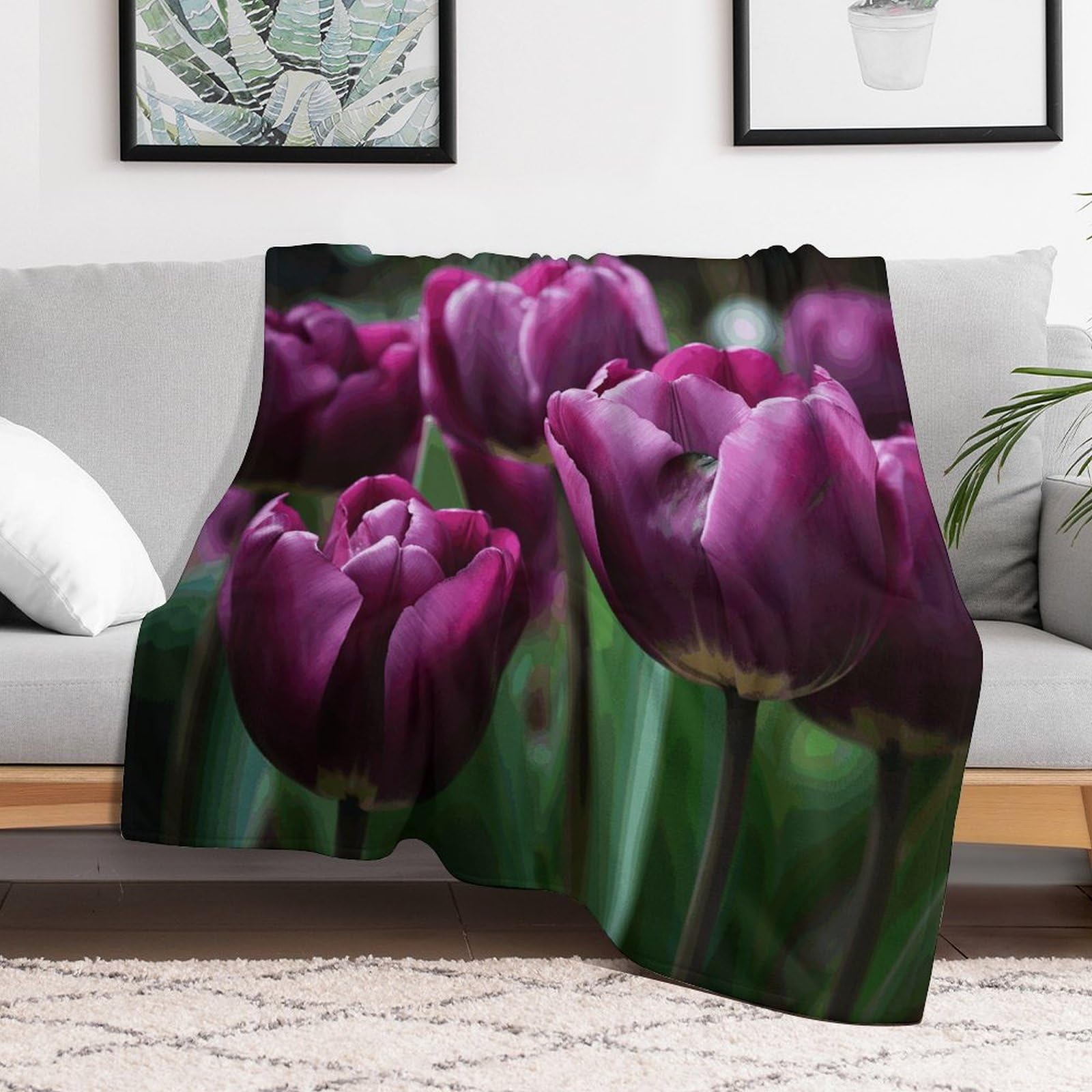 Couverture micro polaire thermorégulatrice pour ne plus avoir froid sur le canapé