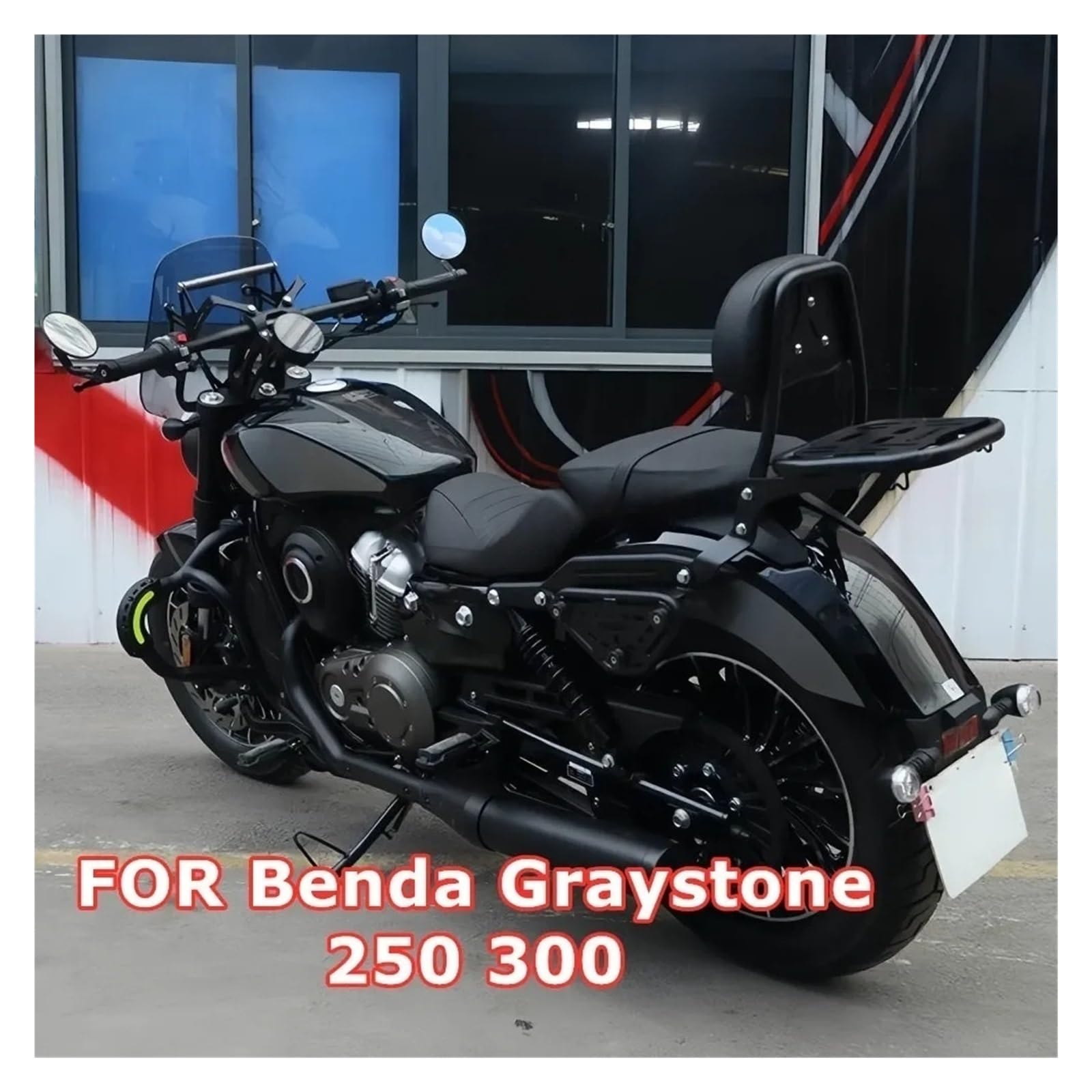 Graystone 250 300 tylny bagażnik rowerowy, uchwyt na sakwy siodełka, części oparcia motocykla, tylny bagażnik motocyklowy