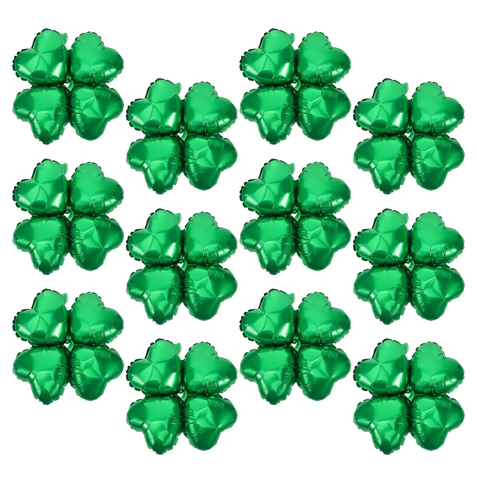 Alluminio Palloncino Verde Fiora 50 Pezzi a Forma di Cuore