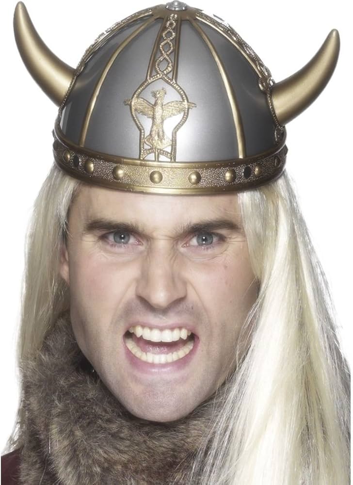 ヘルメット カブト バイキング風 大人男性用 Viking Helmet PVC