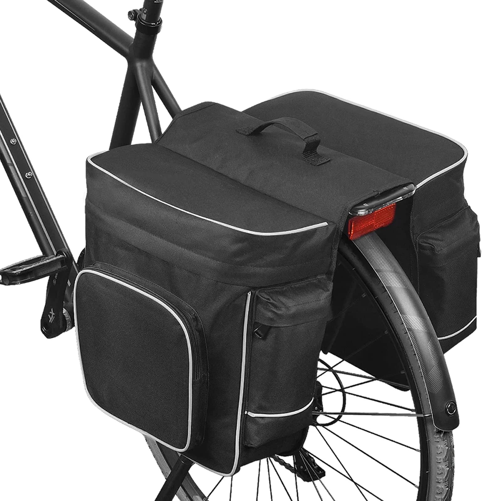 Sac de vélo et sacoche double face pour rangement arrière