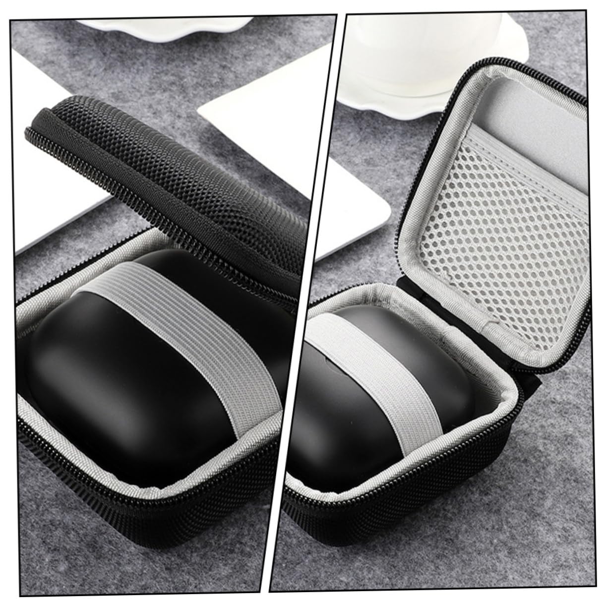Gadpiparty 2piezas Estuche Protector para Auriculares Inalámbricos Funda y Ligera Bolsillo para Cables Diseño Antigolpes y Antirayaduras Compatible Pro y Otros Modelos para Viajes y