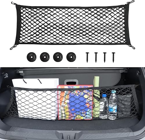 MARCHFA Red de carga para maletero trasero de automóvil, compatible con Subaru Impreza Crosstrek 2024, accesorios de almacenamiento de carga, red de