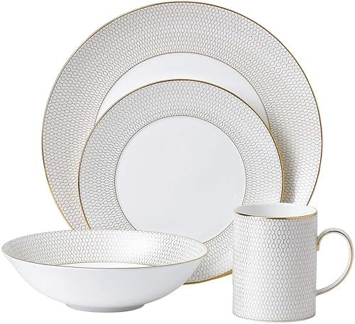 Wedgwood Gio Gold - Juego de 4 piezas