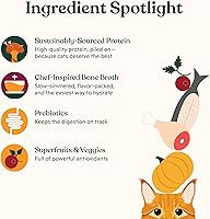 Vista 5 de Made by Nacho Comida húmeda enlatada premium picada para gatos con caldo de huesos hidratante 3.0 onzas (Paquete variado (12 unidades) - Pollo