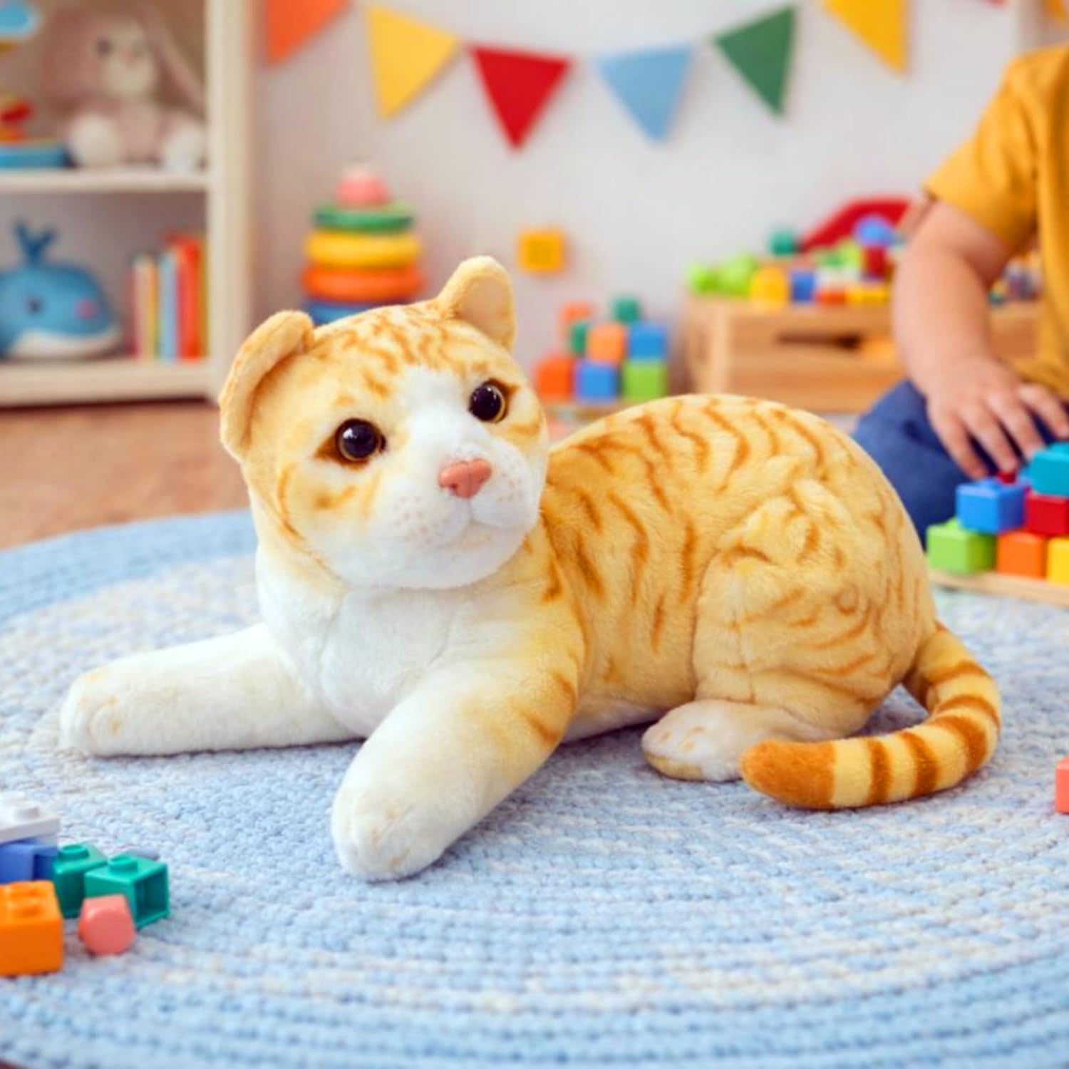 Buy Saras Aajeevika Handmade 11 Inch Soft Stuffed Plush Animal Cat