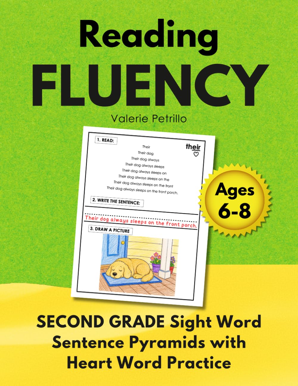 READING FLUENCY: Dolch Sight Word Pyramids for Second Grade: Decodable Sight Word Sentence Pyramids with Heart Word Practice (Fluency Pyramids)