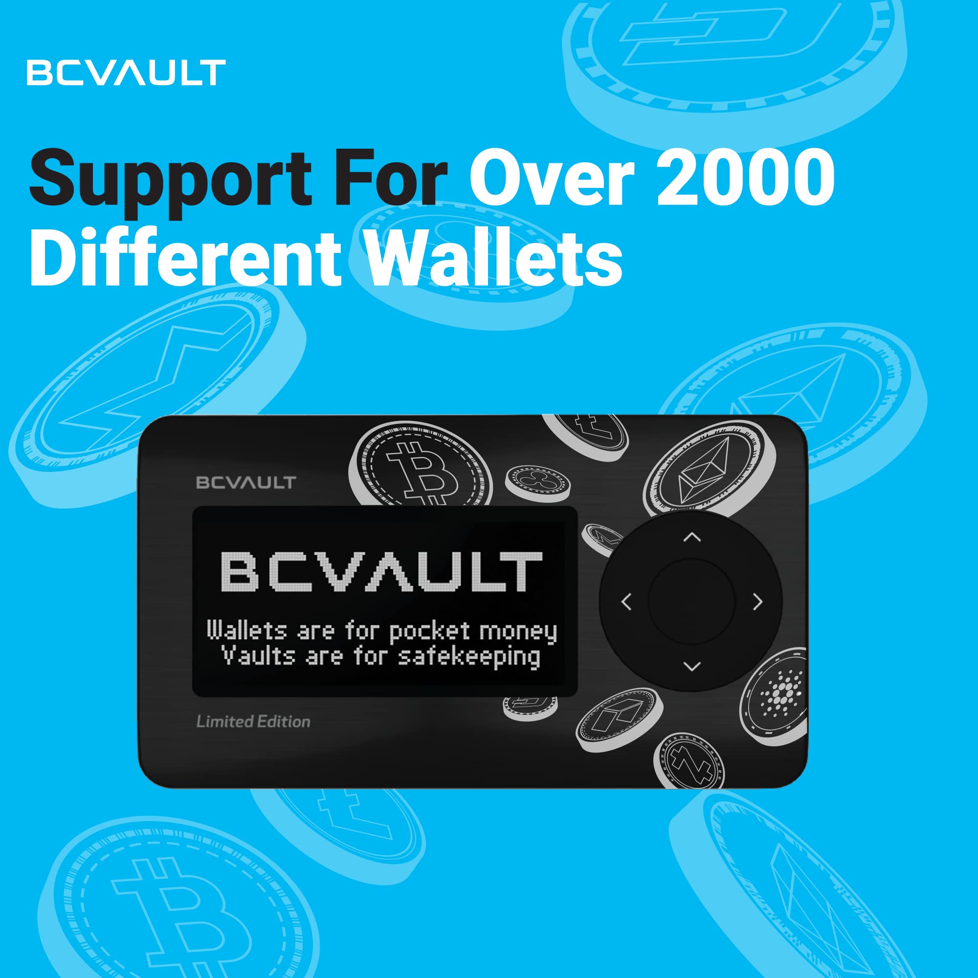BC Vault Gunmetal - Hardware Crypto Wallet - Most Secure Cryptocurrency  Wallet in The World - Bitcoin, Ethereum, Litecoin wallet and more - Highest  Rated Hardware Wallet : Amazon.co.uk: Fashion