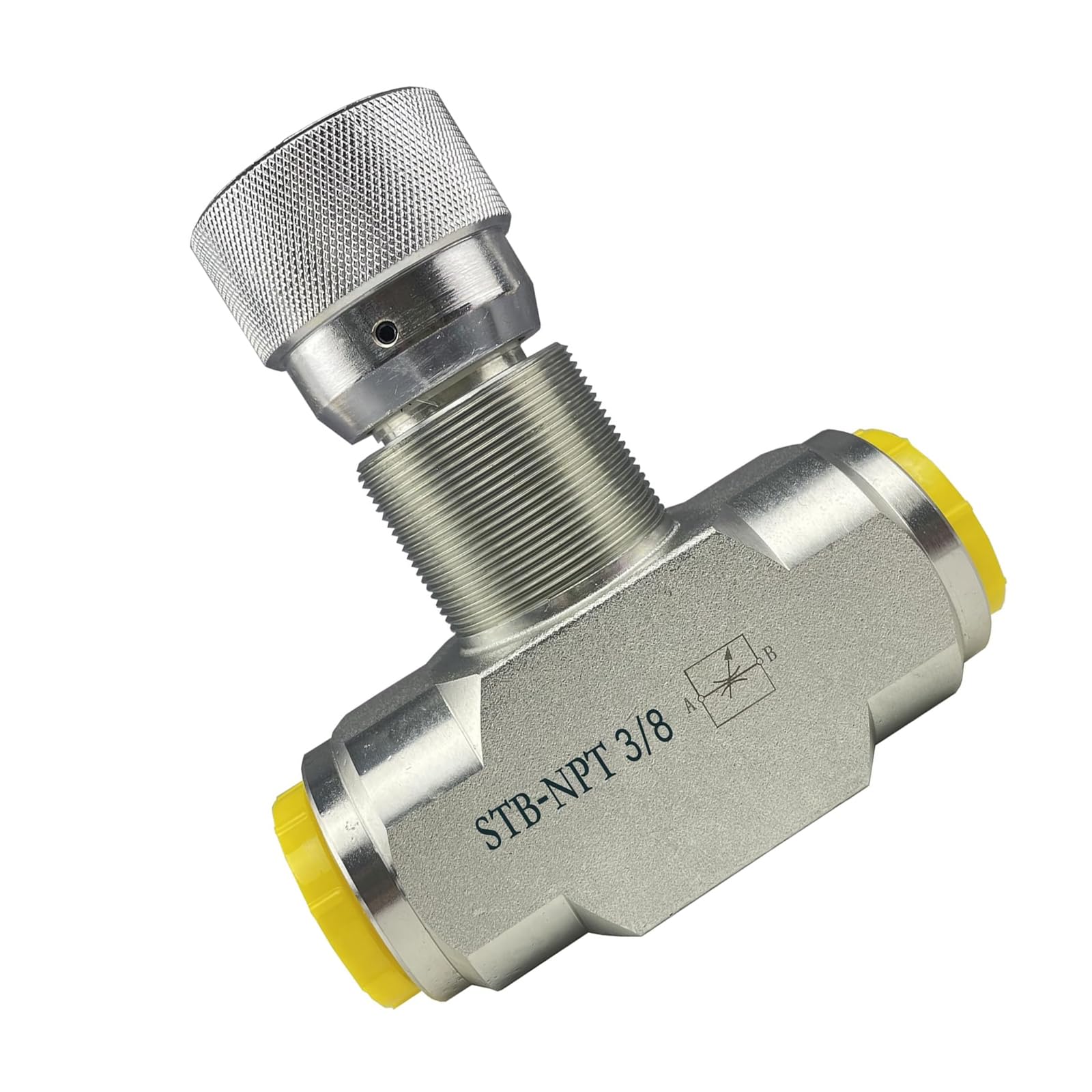 Valvole di controllo ad alta pressione di velocità del cilindro idraulico delle valvole di ritegno dell'acceleratore di singolo modo per gli accessori per tubi