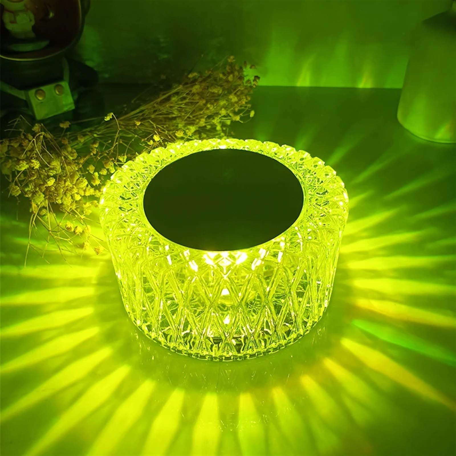 Veilleuse RGB télécommande avec variateur d'intensité pour chambre à coucher