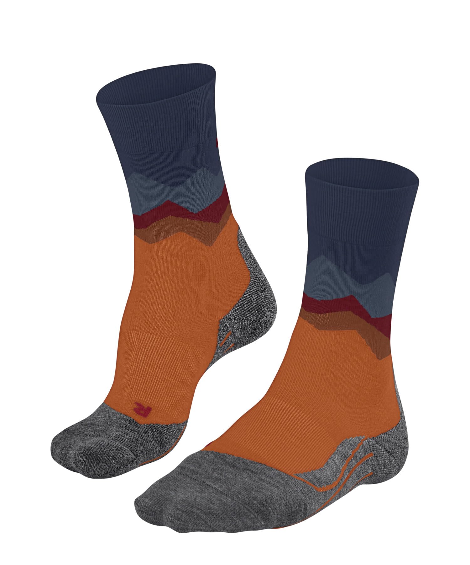 FALKE Men's TK2 Explore M So Wool Thick Anti-Blister 1 Pair Hiking Socks, Blue Enzian 6570 Crest, 11-12.5