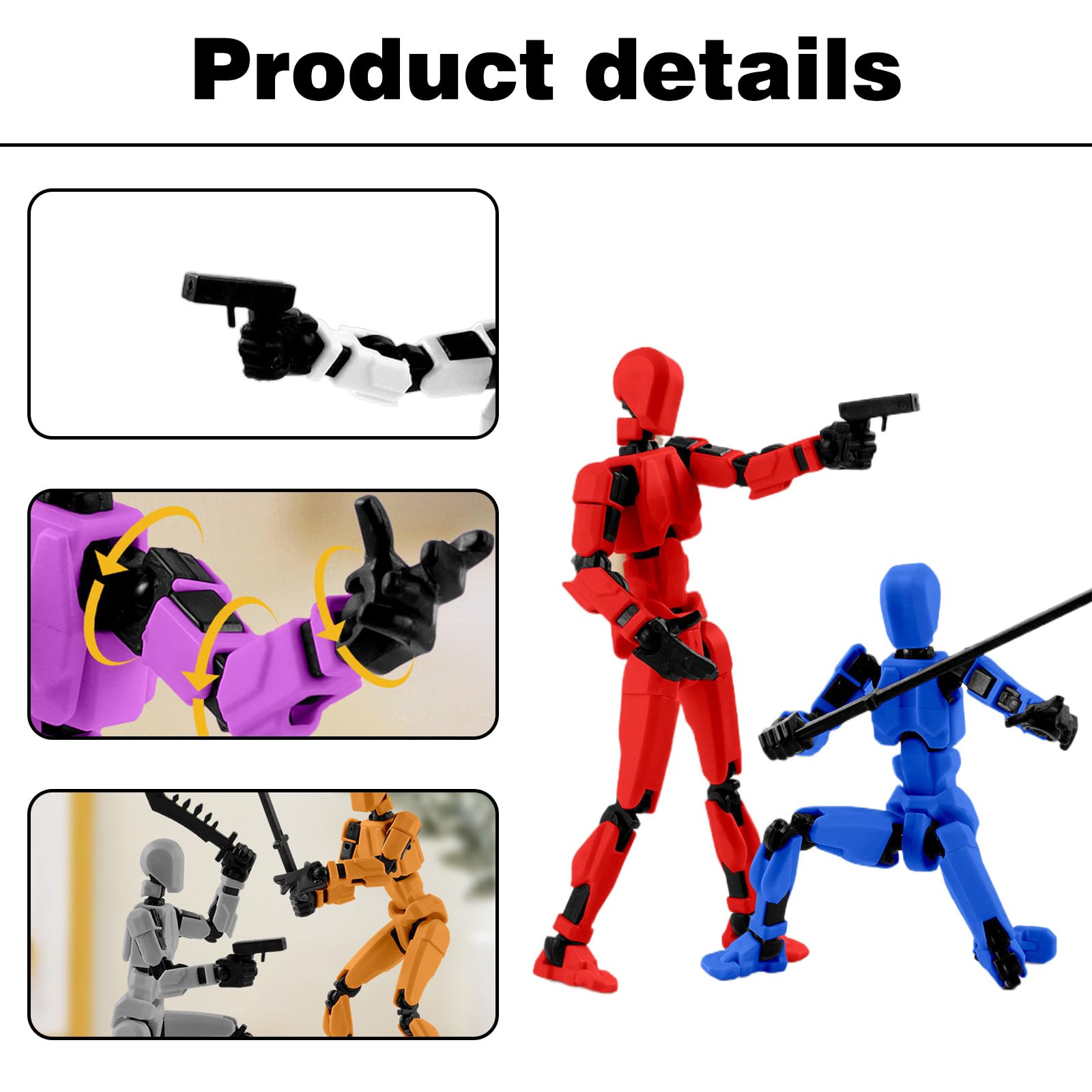 6sets t13 action figure,action figures - Image 3