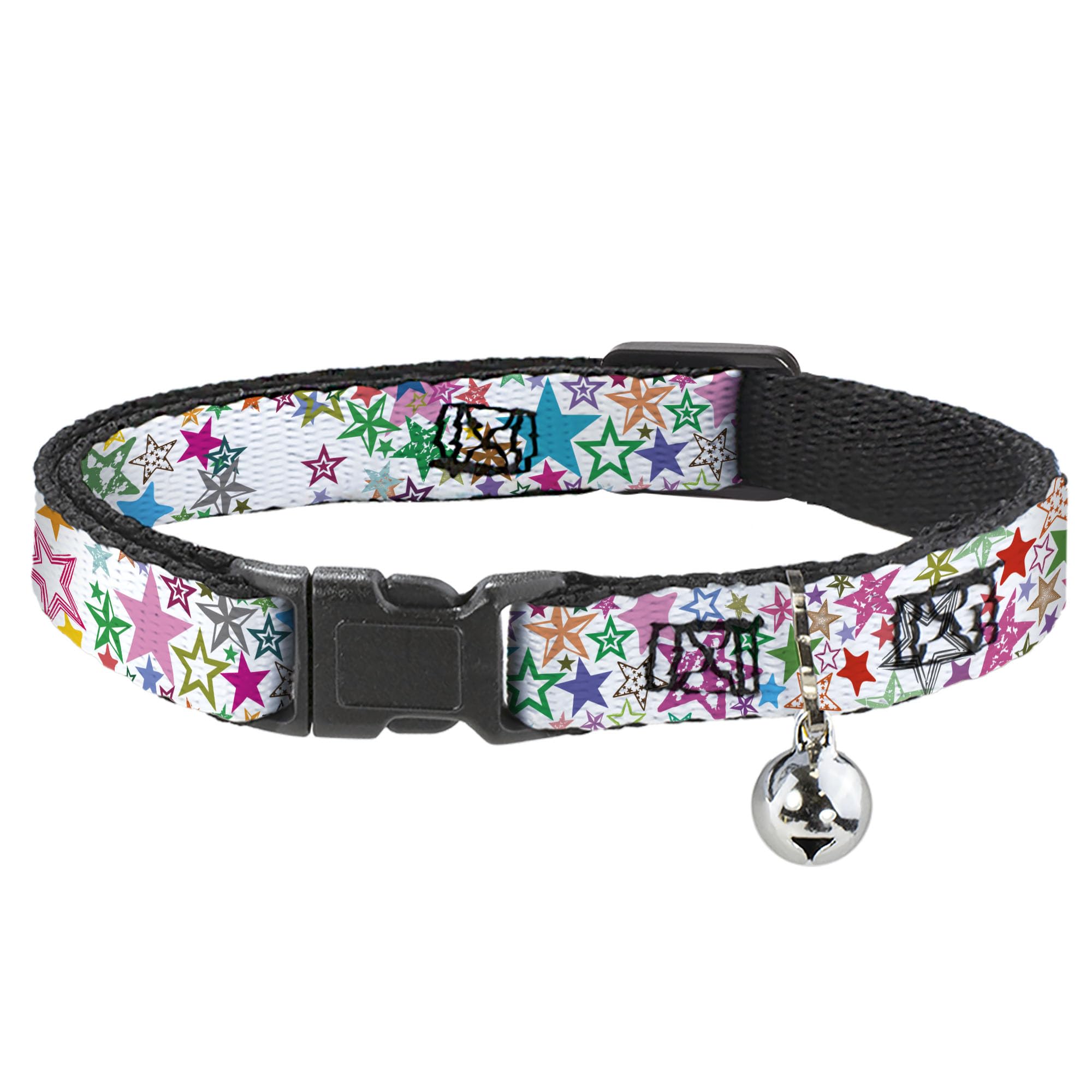Collar para gato antiahogo Buckle-Down mediano que evita enganches en exteriores