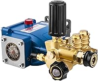 WOJET Triplex Pro 3600 PSI 2.7 GPM Pressure Washer Pump - Self-Priming 3/4" Shaft Replacement for Honda GX160 GX200, Simpson, Dewalt 5-7HP Engines