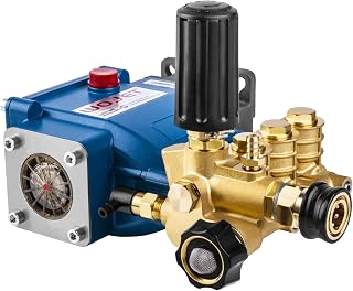 WOJET Triplex Pro 3600 PSI 2.7 GPM Pressure Washer Pump - Self-Priming 3/4" Shaft Replacement for Honda GX160 GX200, Simpson, Dewalt 5-7HP Engines