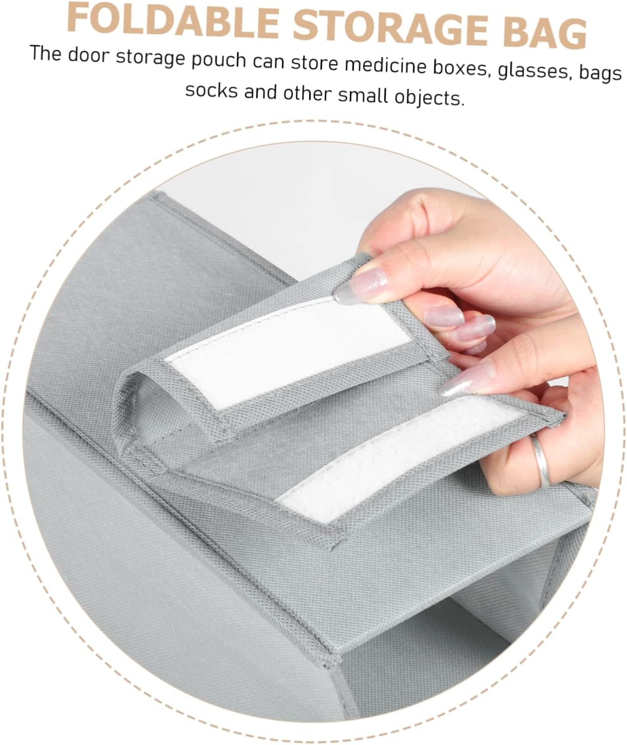 Outanaya Multi-layer Foldable Hanging Shoe Organizer Convenient Storage Pouch for Closet Bedroom Bathroom and Office Individual Compartments for Shoes Socks and More Space-saving Design