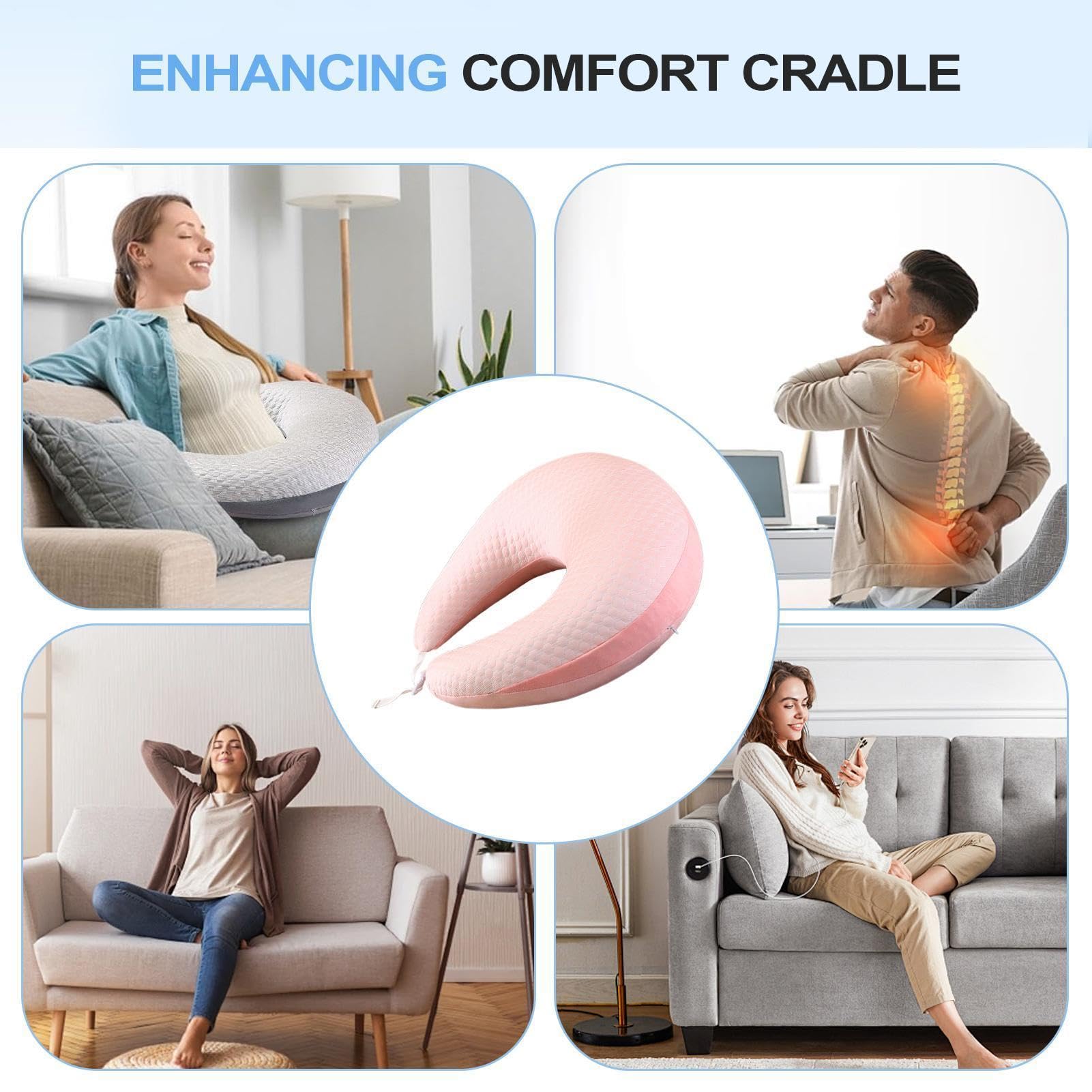 Poduszka Pod Ramieniem Ergonomiczny Wałek Podpierający Z Zdejmowanym | Poduszka Pod Ramię Do Łóżka I Spania Na Biurko, Kanapę, Podłogę, W Podróż, W Samochodzie, Na Sofę, Leżak