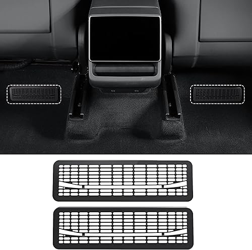 Accesorios para cubierta de ventilación de aire para piso trasero debajo del asiento, accesorios para Tesla Model Y Juniper 2025 2026, accesorios -