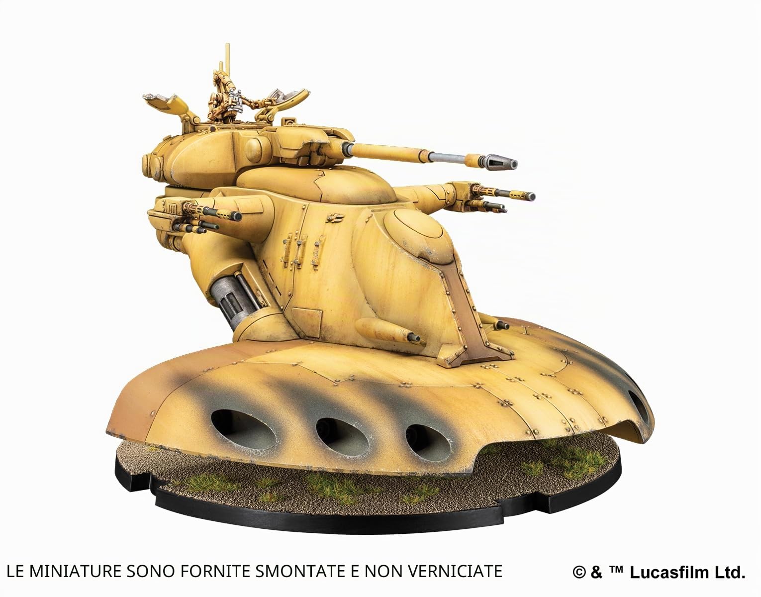 Atomic Mass Games | Star Wars Legion AAT Battle Tank | Espansione Di Unità, Veicolo Separatista, 8 Carte Miglioria | 2 Giocatori | 90 Min