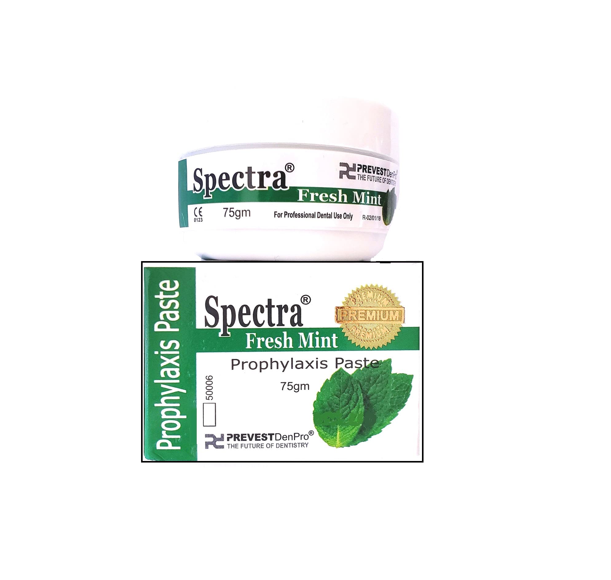 Prevest DenPro Spectra Fresh Mint Flavour Prophylaxis Paste - 75g dental pulse dental floss
