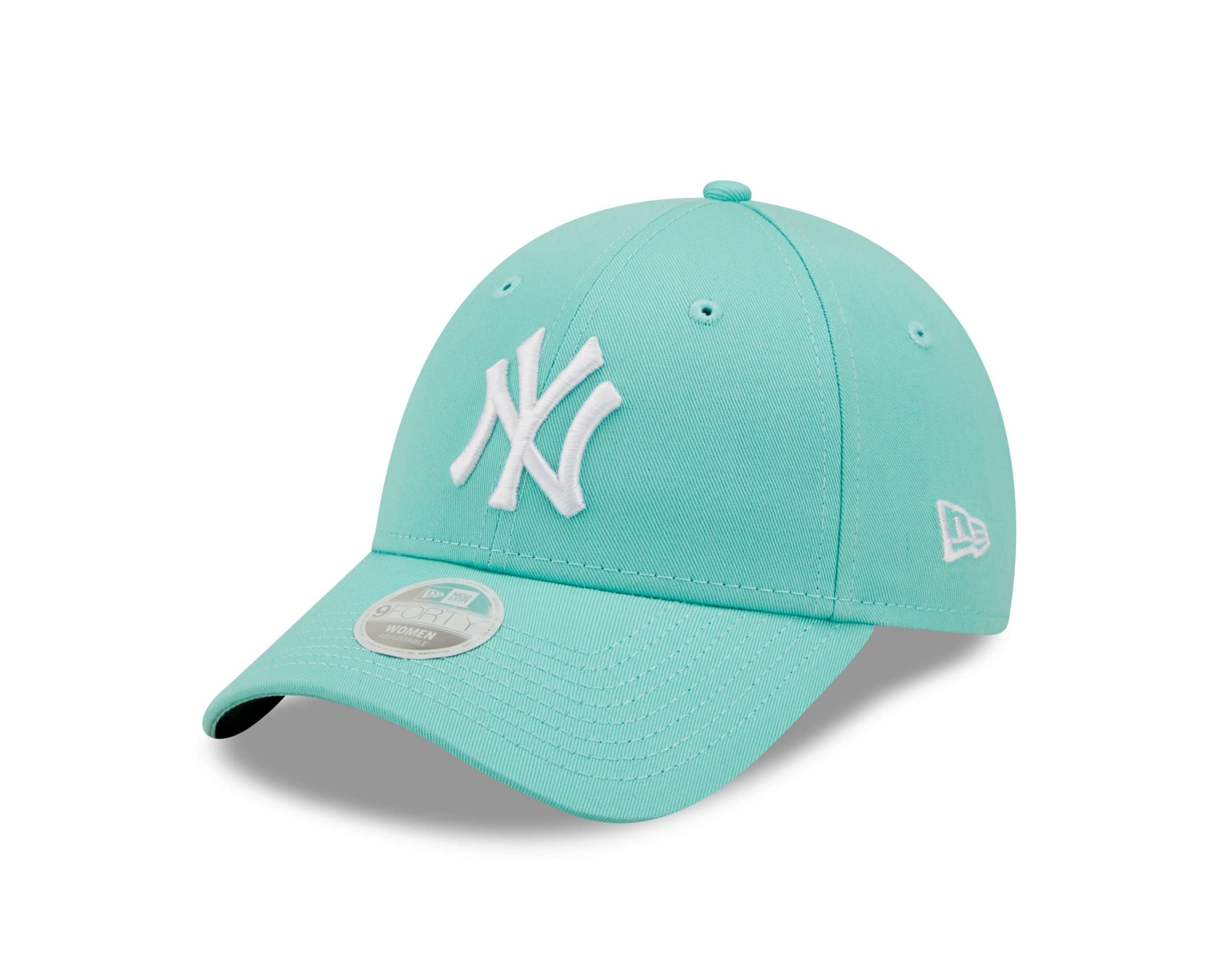 New Era New York Yankees Frauencap blau 9Forty verstellbar Hut MLB NY - One-Size