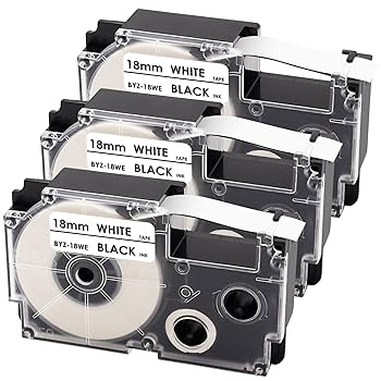 Amazon | YUUネームランド テープ 18mm 白 互換 カシオ Nameland