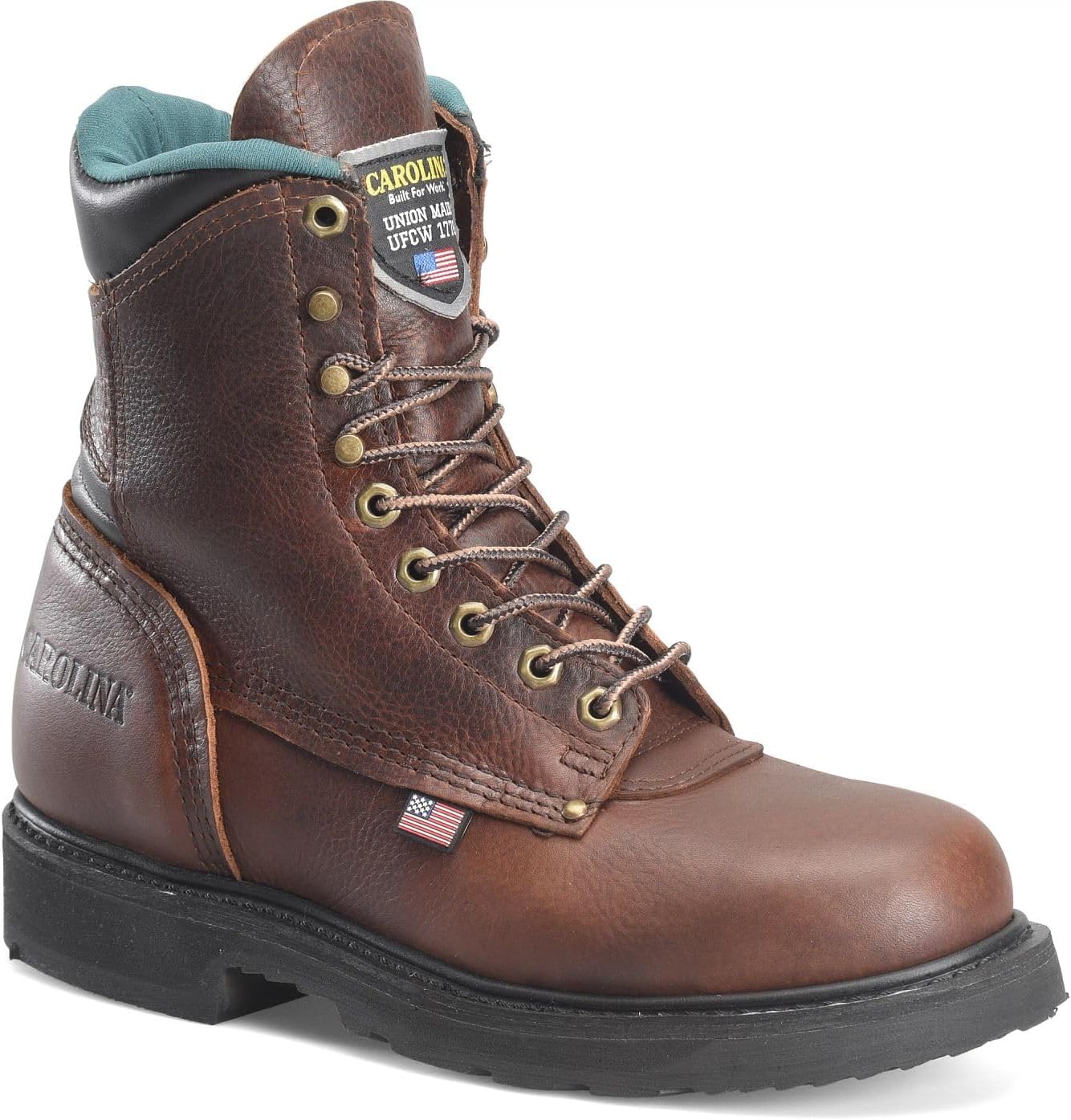 Carolina Men's Sarge Hi Soft Toe Work Boot - Leather Upper, High-Top Lace-Up, Slip-Resistant Outsole, Durable Support