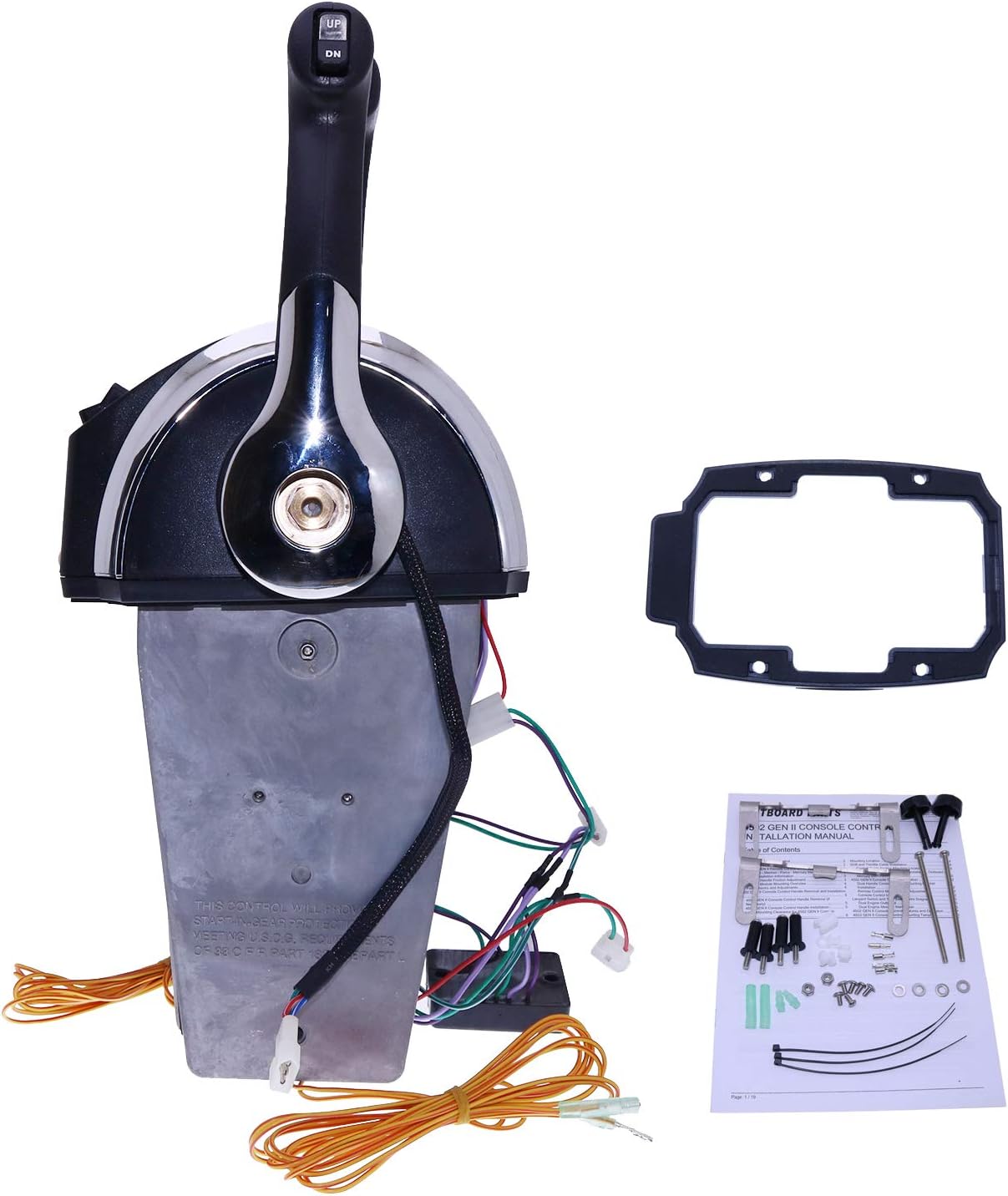 Buy Yixin Twin Dual Console Remote Throttle Control Box Side Mount 8m0041426 8m0075245 Compatible With Mercury Outboard Engine Pt Boat Motor Online In Indonesia B08k2x7nwy