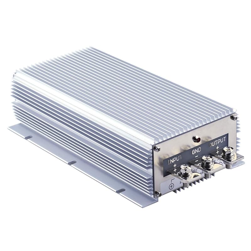 Conversor elevador DC/DC Cllena 12 V para 24 V, 50 A e 1200 W, entrada 10–16 V, modelo DC1224-50B