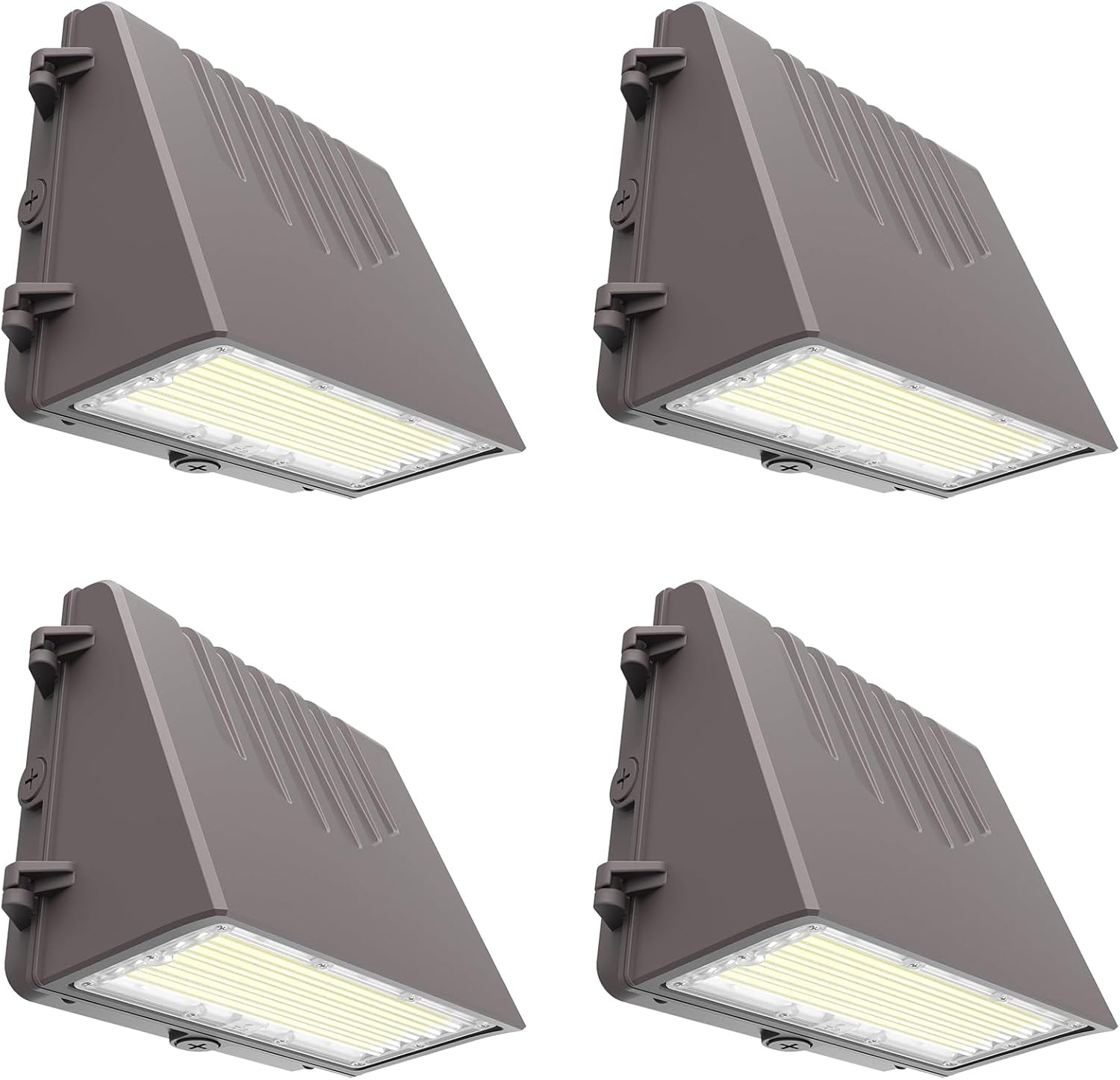 Lightdot 4Pack 200W LED Wall Pack Lights, 100-277v Full Cut Off Dusk to Dawn Photocell, 30000Lm(150Lm/W) 5000K IP65 Waterproof Outdoor Exterior Lighting for Garage, Energy Saving, 5-Year | ETL
