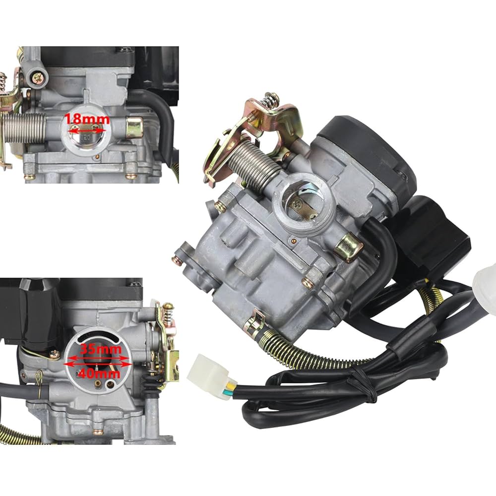 JFG RACING CVK PD18J 4-suwowy gaźnik skutera GY6 50CC 139QMB