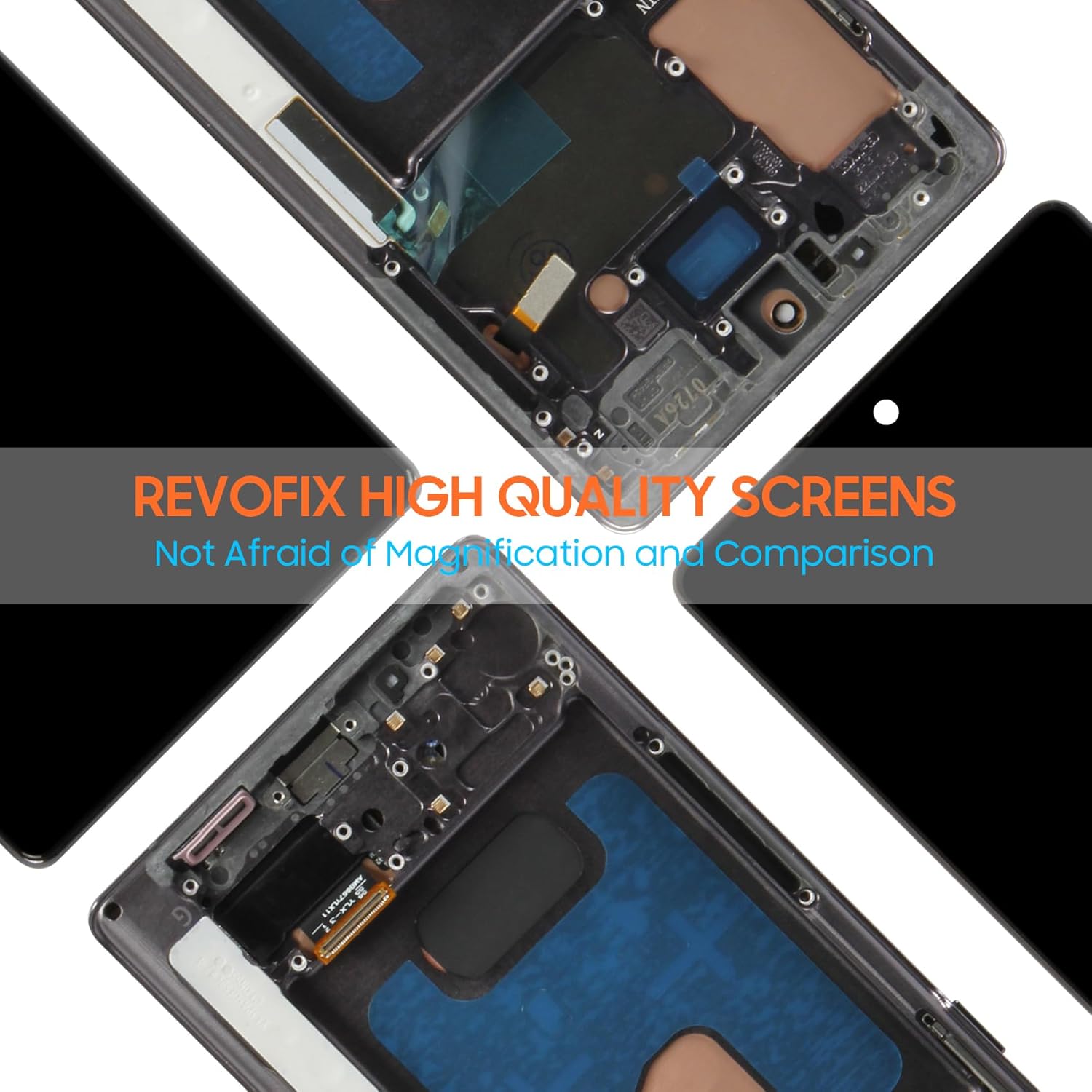 OLED Screen Replacement for Samsung Galaxy Note 20 5G / Note 20 4G SM-N981U SM-N981A SM-N981W SM-N980 6.7" for Samsung Note 20 LCD Display Digitizer Touch Screen Assembly Repair (Black with Frame)