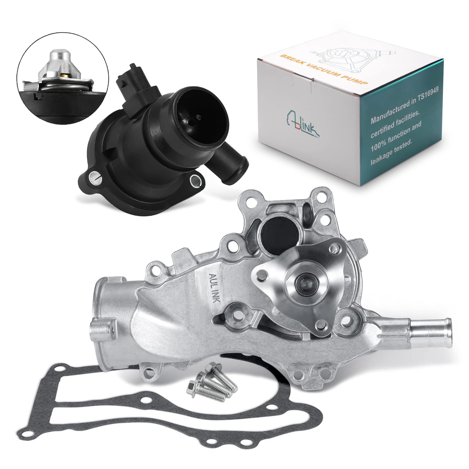 Amazon.com: AULINK AW6662 Water Pump with Thermostat 130-2140 OE Amazon.com: AULINK AW6662 Water Pump with Thermostat 130-2140 OE