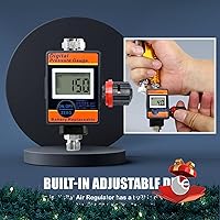 Vista 5 de LE LEMATEC Secador de compresor de aire desecante (ZN312-D-C1), regulador de aire digital DAR03B y paquete de accesorios