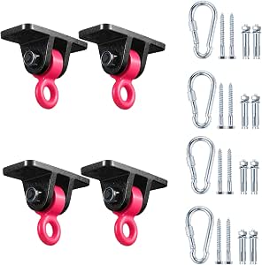 Heavy-Duty Bag Hanger Bracket - Ceiling Mount For Punching Bags, Swings & More - Up To 600 Lbs