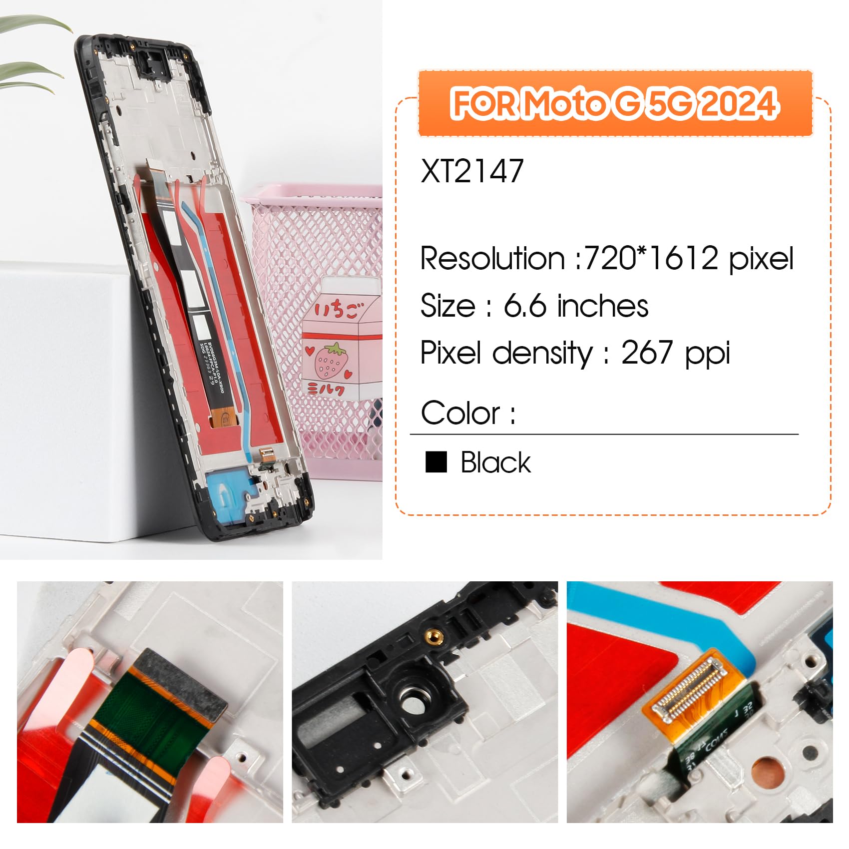 Amazon.com: Screen for Motorola Moto G 5G 2024 Screen