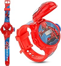 Zest 4 Toyz LED Cartoon Projection Watch with 6 Image Projector Fun Design Adjustable Strap Battery Included Fun Projector Watch Gift for Boys and Girls Age 3+
