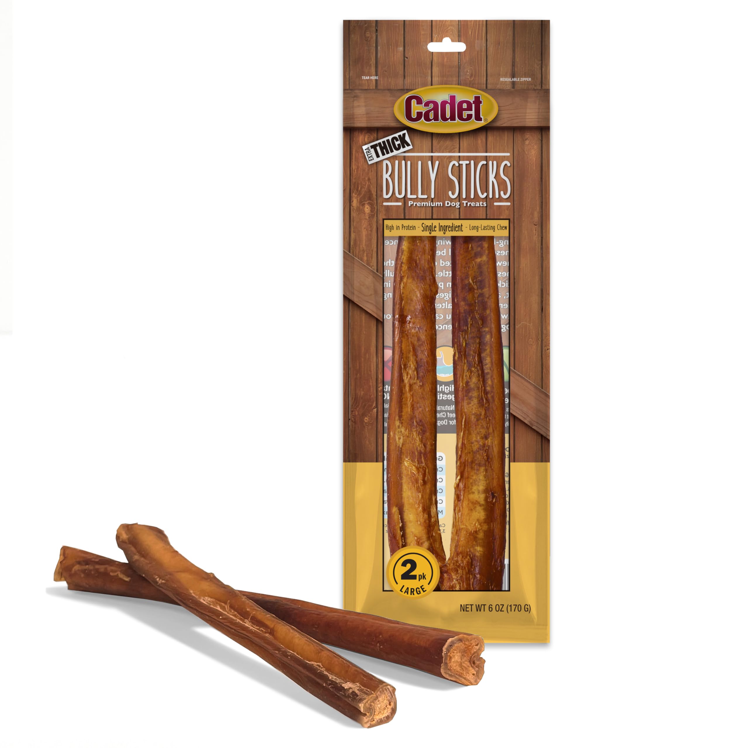 Cadet Extra-Thick Bully Sticks