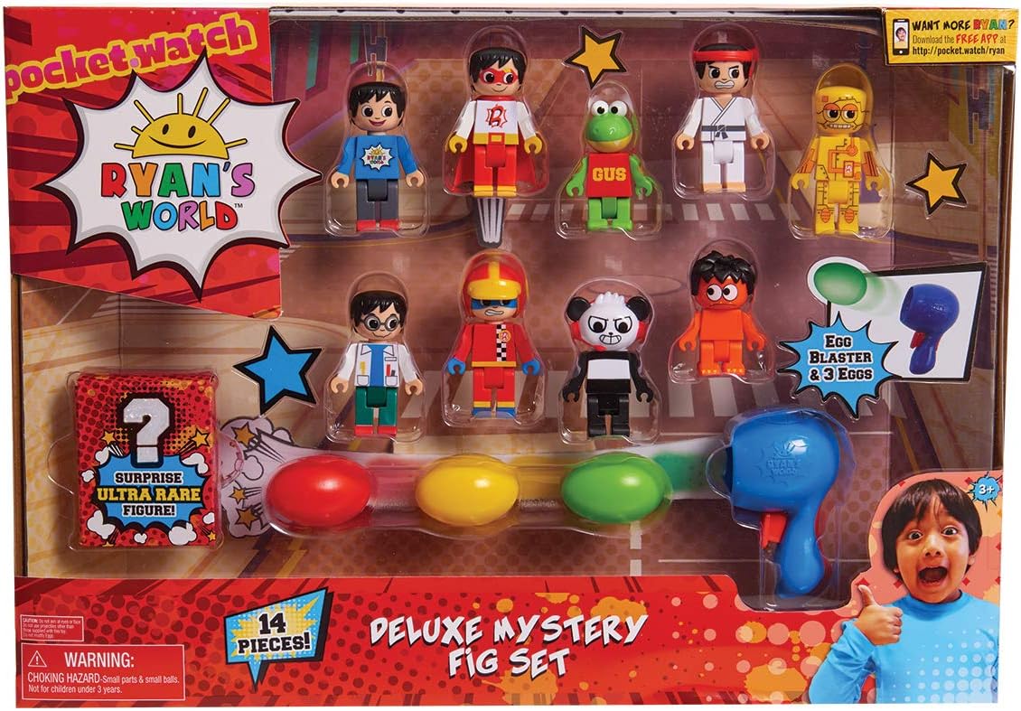 JP Ryans World JPL79255 Ryan's World Deluxe Fig Pack, No Colour