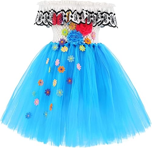 Disfraz de Mirabel para niñas vestido de Encanto para Halloween disfraz de tutú para niños
