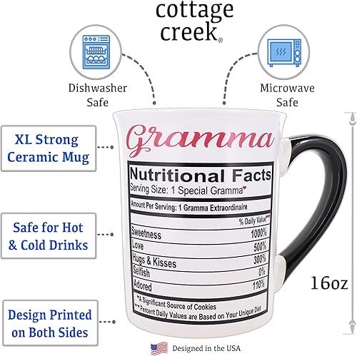Miniatura 2 de Cottage Creek Taza de café Gramma, taza de café de cerámica, 16 onzas, regalos de Gramma