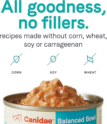 Miniatura 5 de Canidae Balanced Bowl - Comida húmeda para gatos, salmón y batata, receta, 3 onzas (caja de 24)